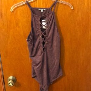 M velvet Body suit